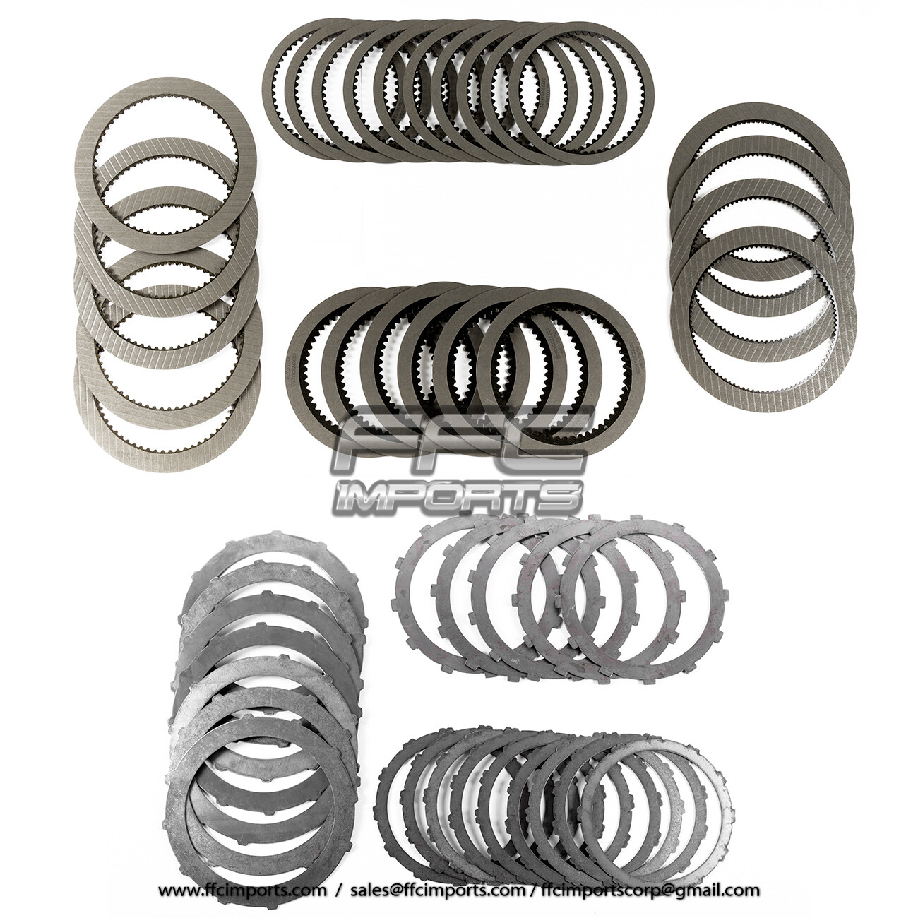 48RE A618 Transmission Friction & Steel Clutch Plates SET 2003-UP for Dodge Ram