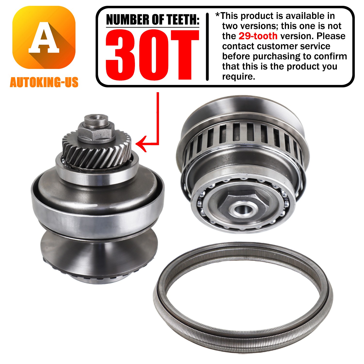30T Belt Chain Transmission Pulley Set for Nissan Sentra 901068 RE0F11A JF015E
