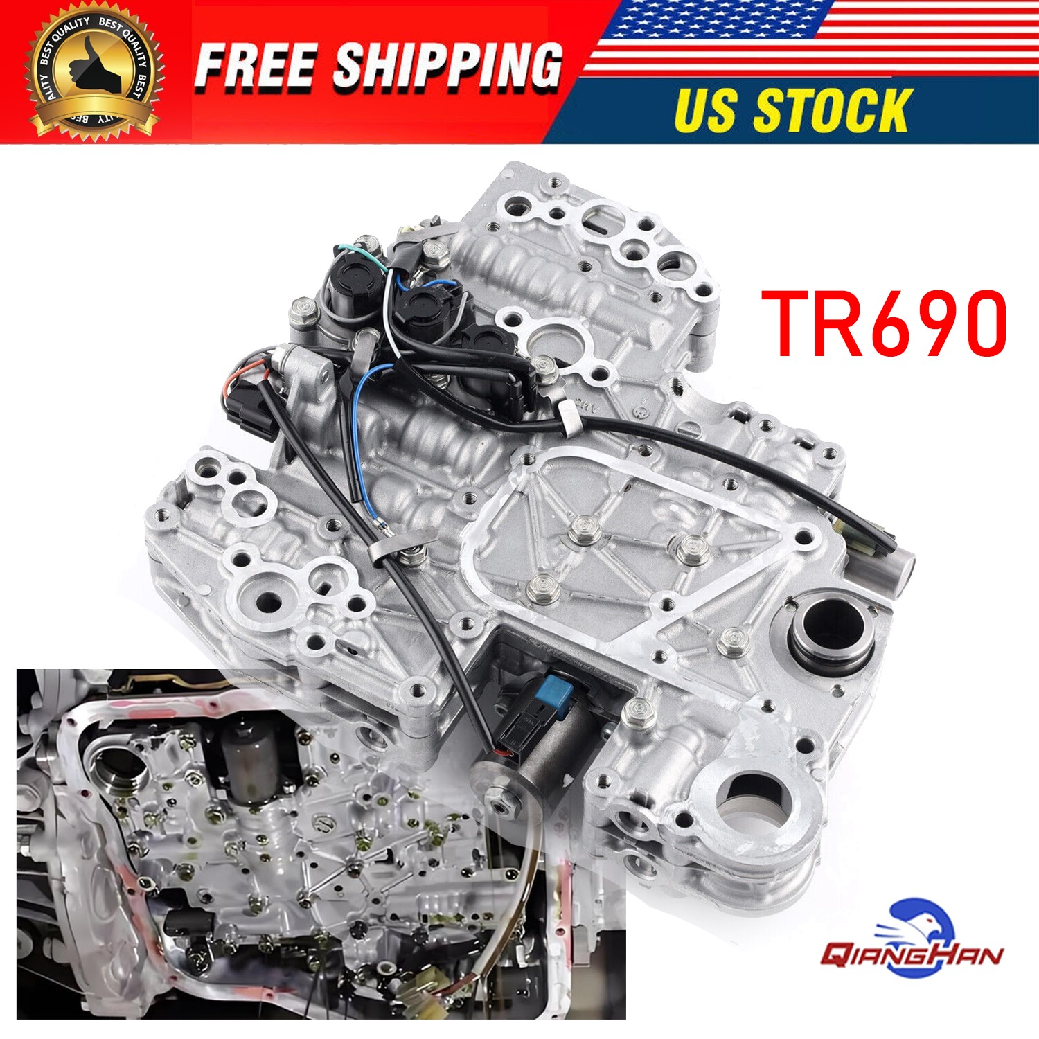 Fits For 2010-2013 Subaru Legacy Outback 2.5L CVT Transmission Valve Body TR690.