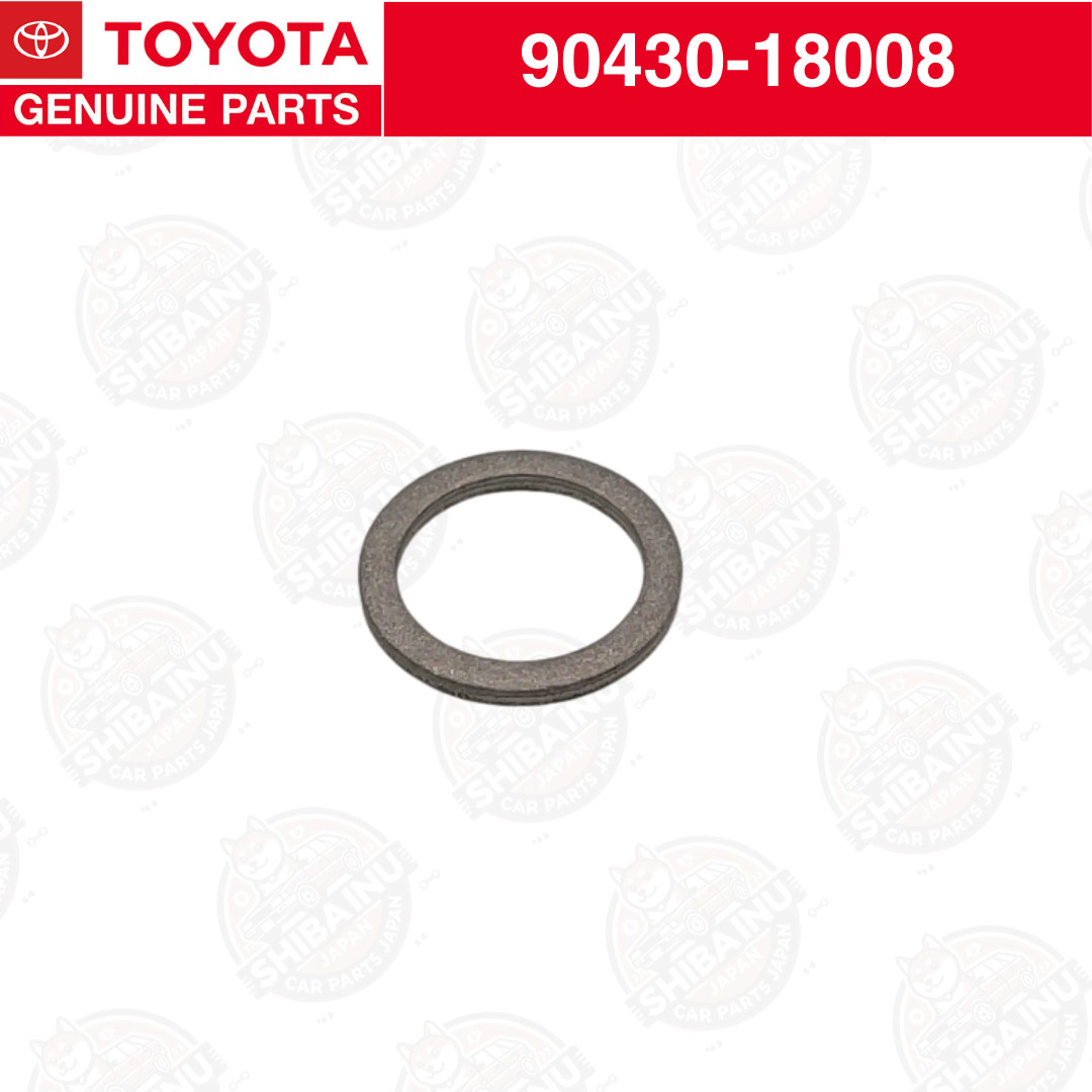 TOYOTA Genuine 90430-18008 Transmission Drain Plug Gasket Corolla ZZE122 ZZE121