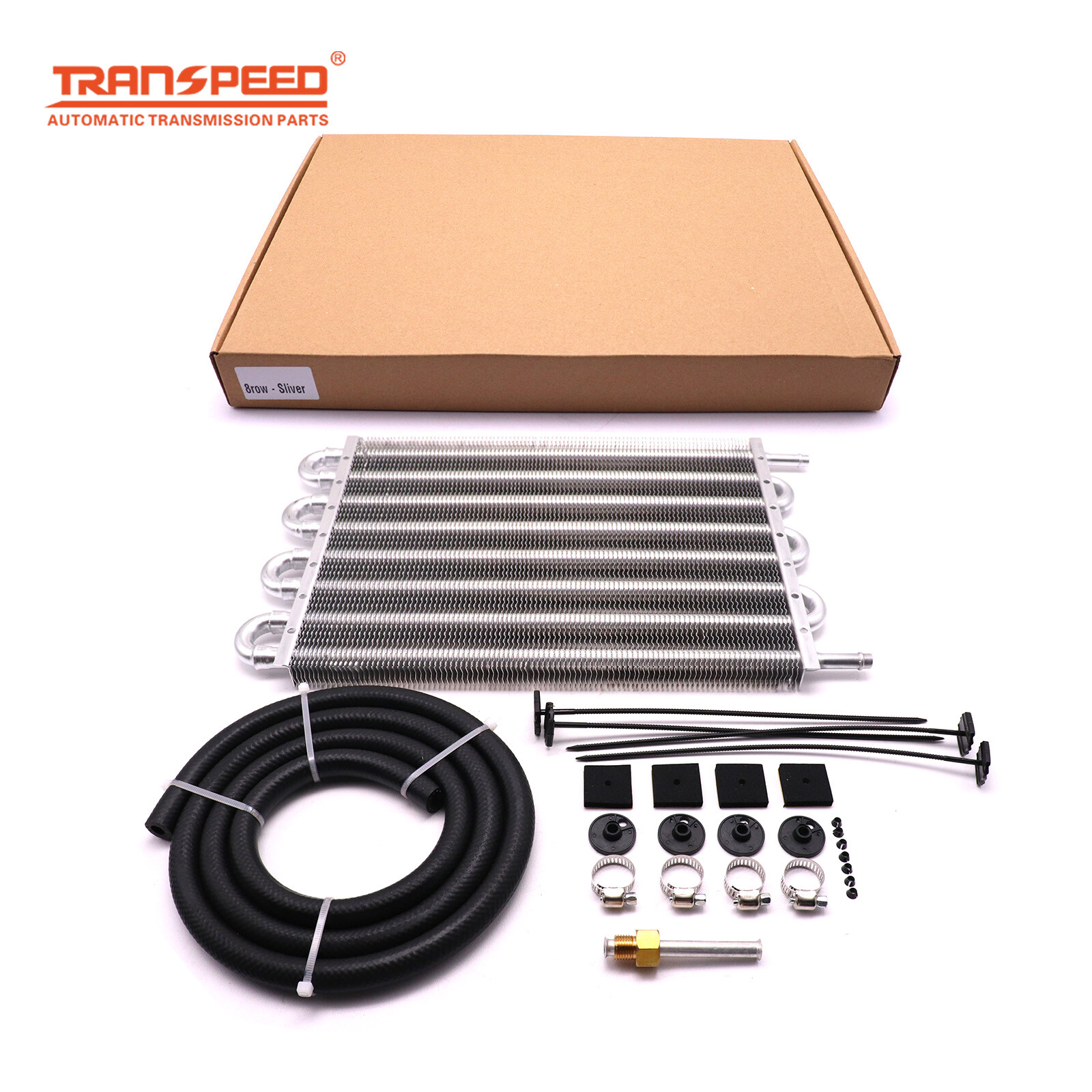 TRANSPEED ALL ATM Transmission Oil Cooler Enhanced Radiator 8 Rows