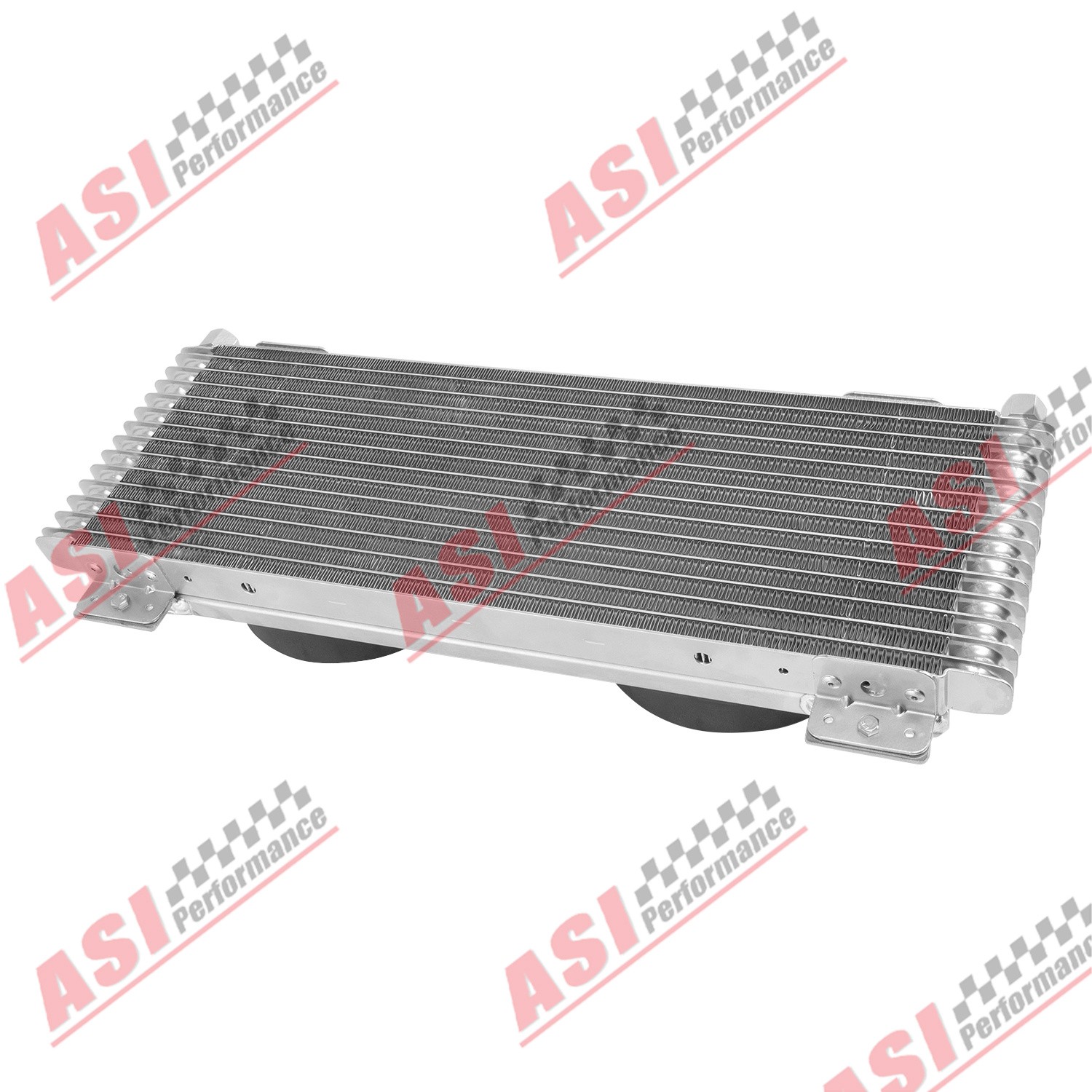 ASI Transmission Oil Cooler+Shroud 6” Fans Tru-Cool 40K GVW For Light Truck