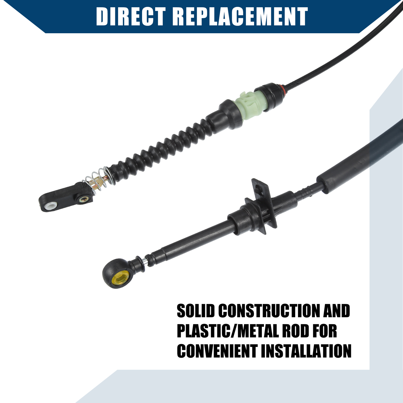 Pack (1) Gearshift Control Cable for Chrysler Sebring 2007-2010