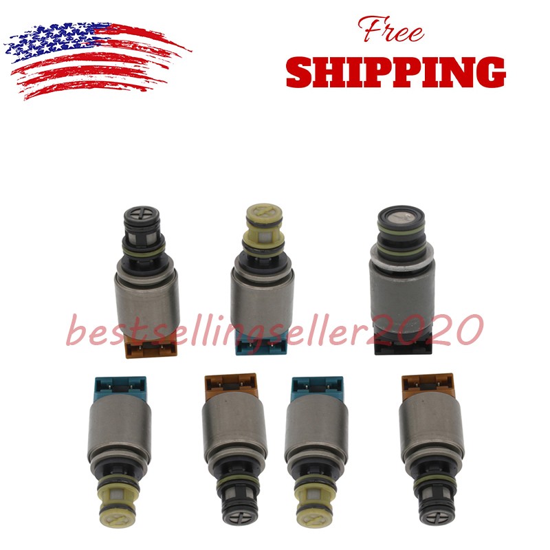7x 6HP19 6HP26 Transmission Solenoids Kit For Audi A6 A8 BMW X3 X5 325i 328i USA