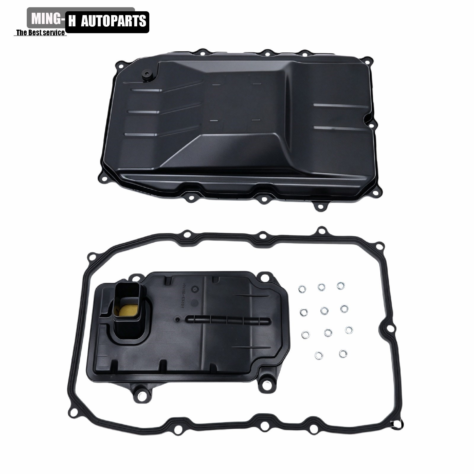 Fits Porsche Cayenne 11-18 Panamera Audi Transmission Oil Pan Gasket Filter Kit
