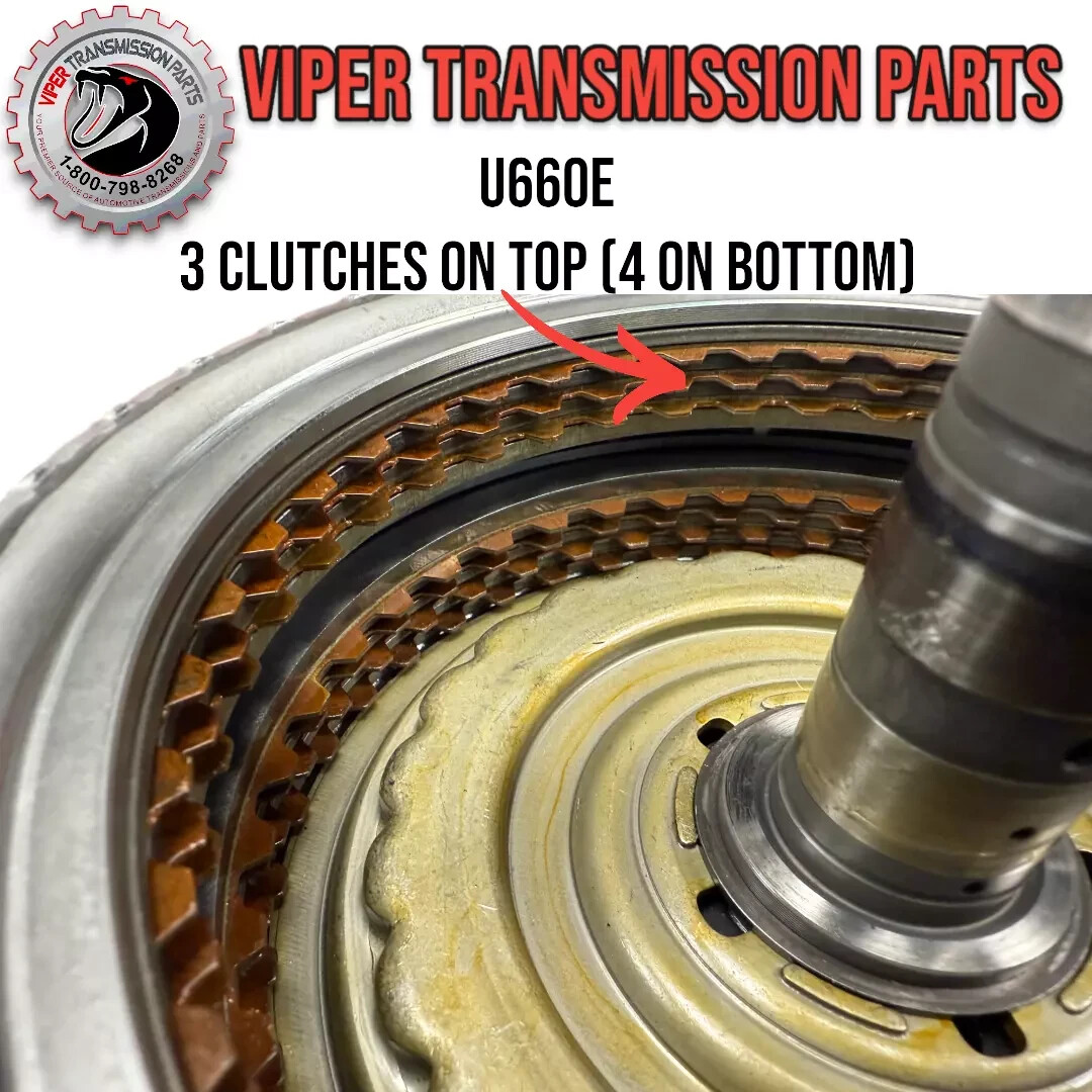 Toyota U660E Transmission Forward/Direct Drum Loaded READY TO INSTALL 2007-UP