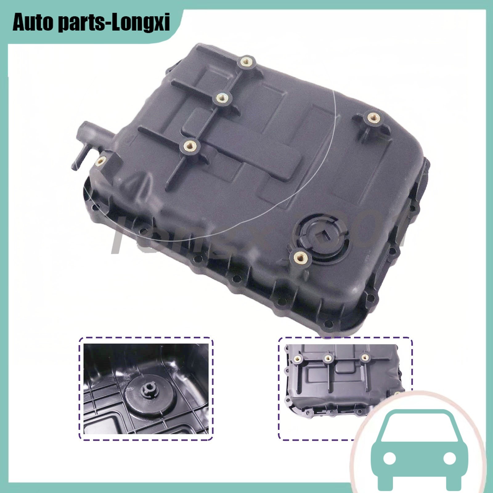 Transmission Oil Pan Fits for 2017-2020 Santa Fe Tucson Sorento Sportage 2.4L US