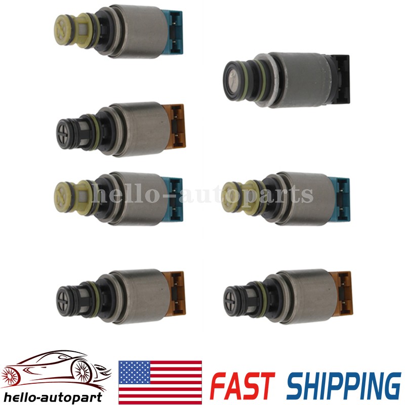 7x Transmission Solenoids 6HP19/6HP26/6HP26A61/6HP32 For AUDI BMW 2005 2006 2007