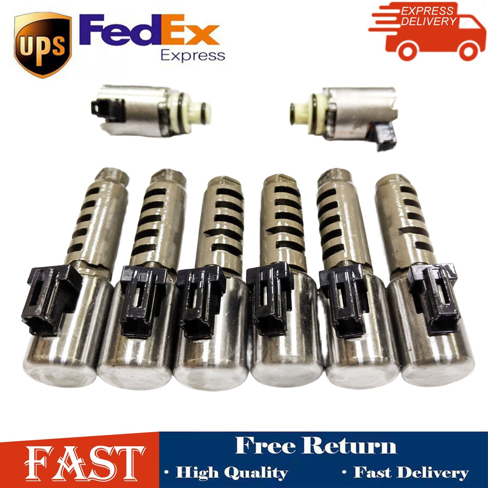 JF613E Transmission Solenoid Kit 8PC/Set For Renault Nissan Mitsubishi Outlander