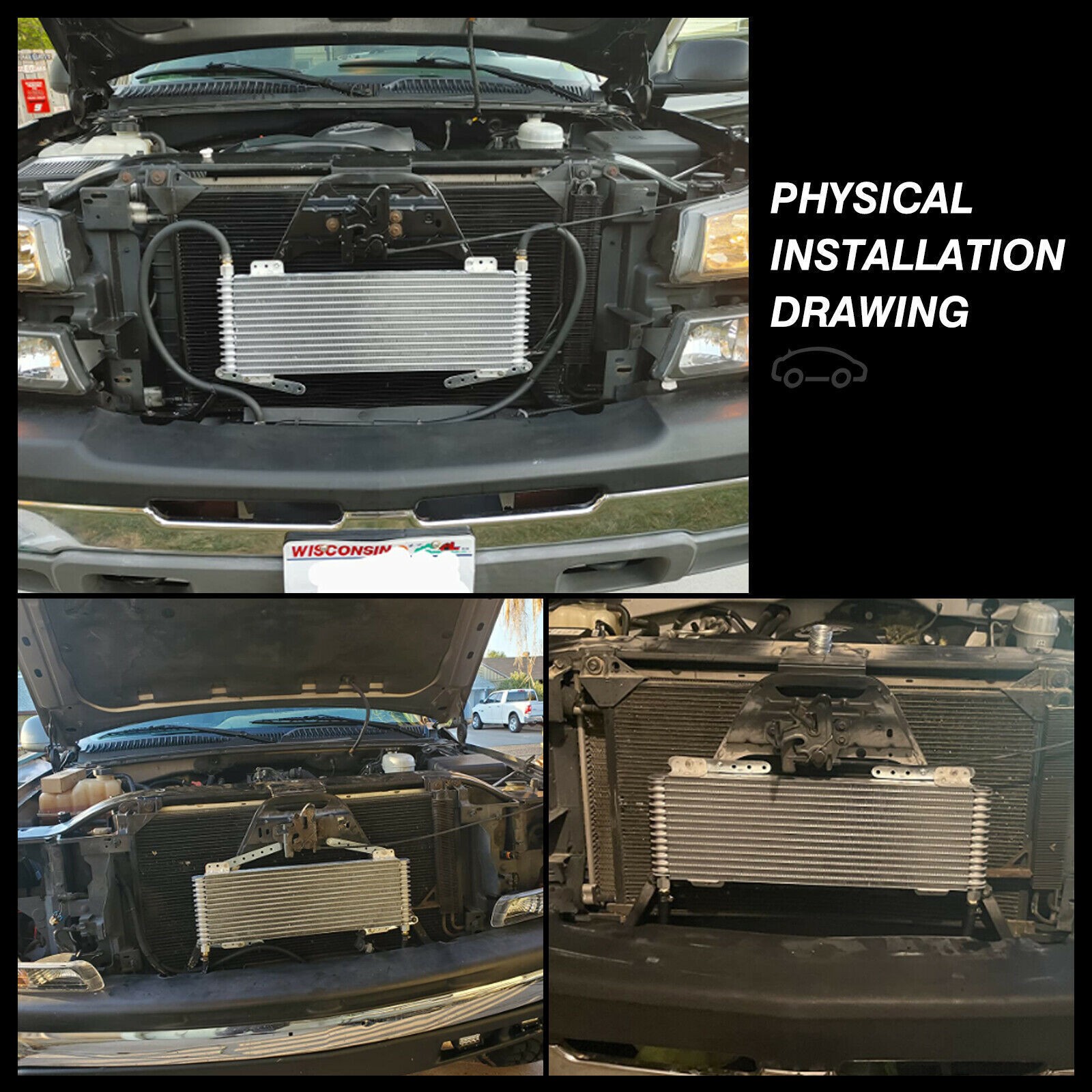 40,000 GVW Transmission Oil Cooler Low Pressure Drop 47391 LPD47391 Max 40K US