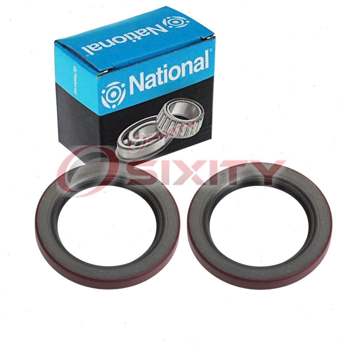 2 pc National Rear Inner Wheel Seals for 1970-1972 Fargo D200 Pickup lq