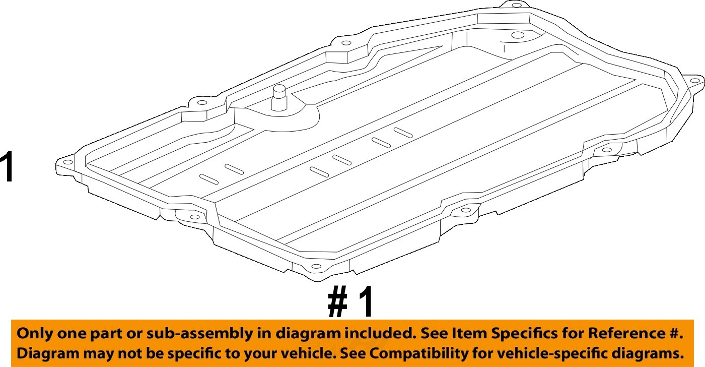 GM OEM 14-15 CTS Transmission Transmission Components-Trans Pan 24270006