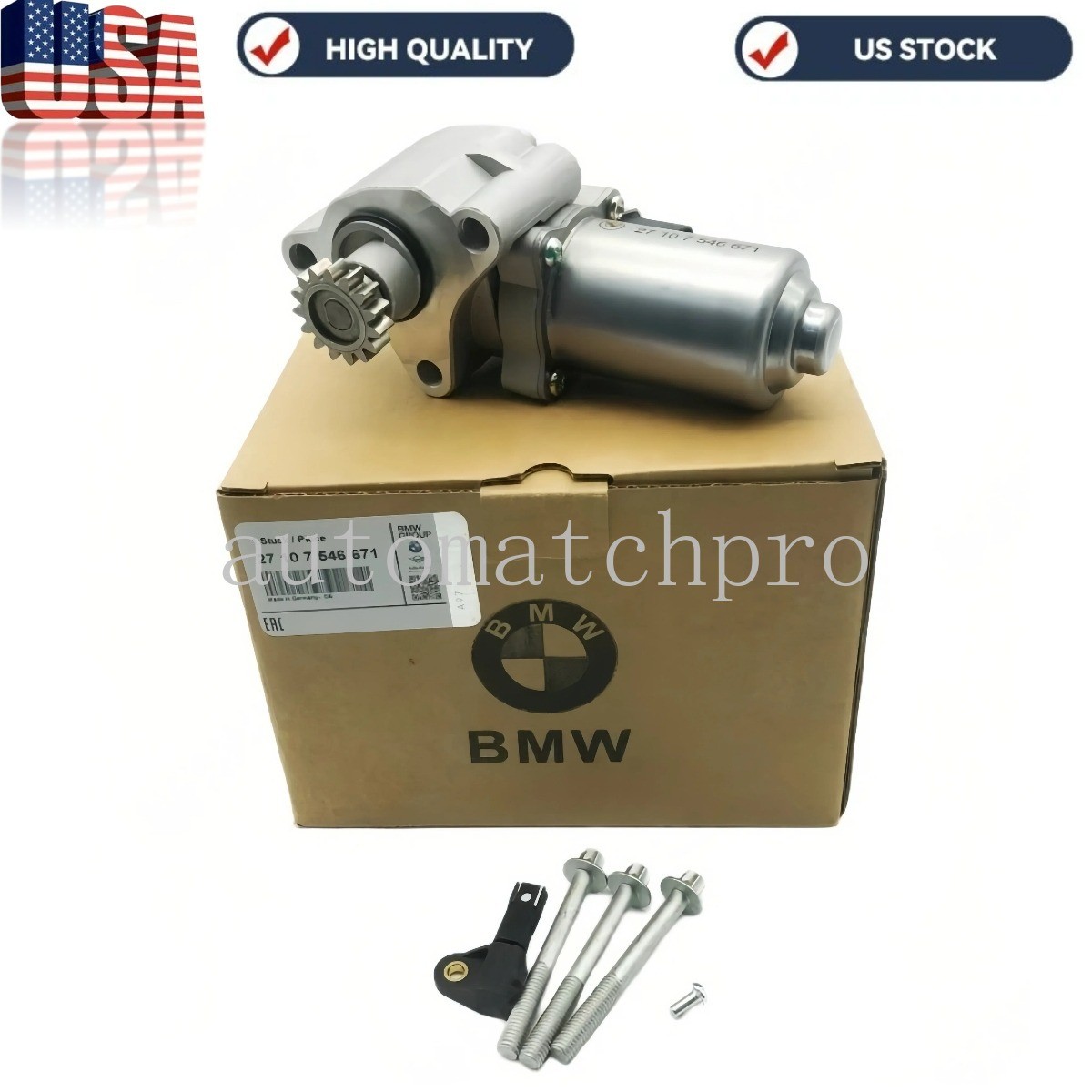 Transfer Case Motor Actuator For BMW 328i 528i E60 E90 E92 3.0L 27107546671