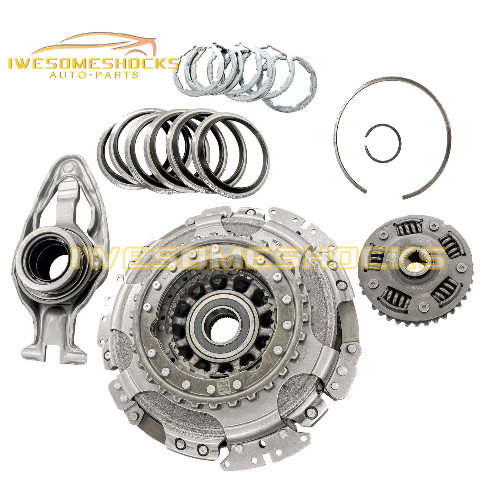 0AM DQ200 DSG Transmission LUK Dual Clutch Kit 6020006000 For VW Audi 7-Speed