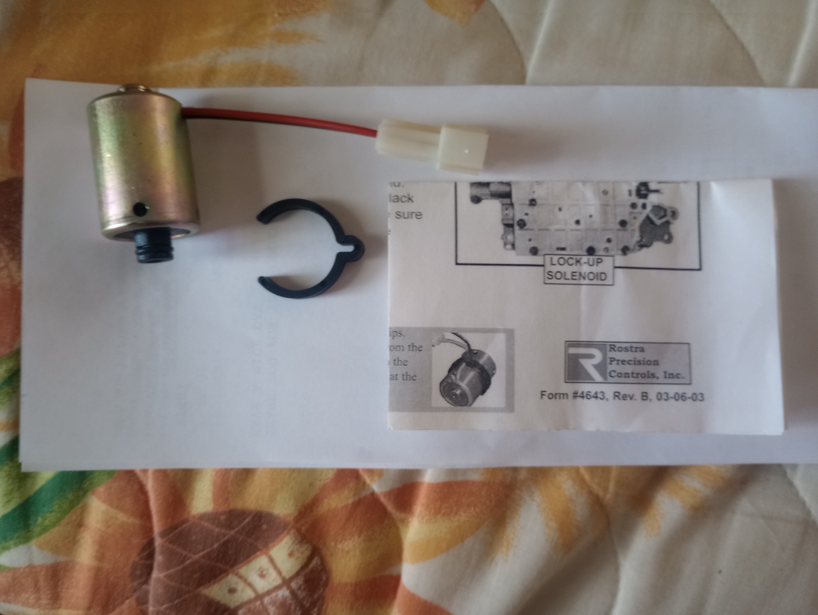 “New Rostra 52-0223 Transmission Overdrive Solenoid fits Toyota 85420-10011