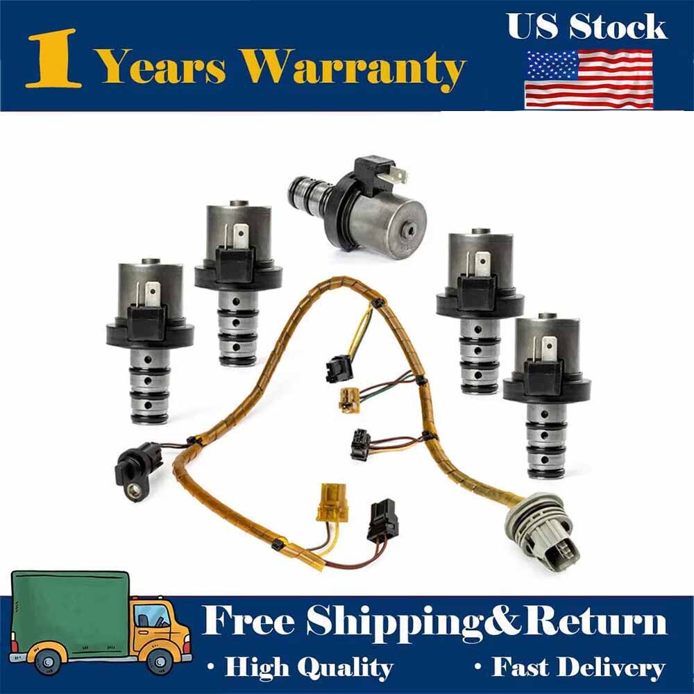 F4A41 F4A42 Transmission Shift Solenoid+Harness Kit For Kia Mitsubishi Hyundai