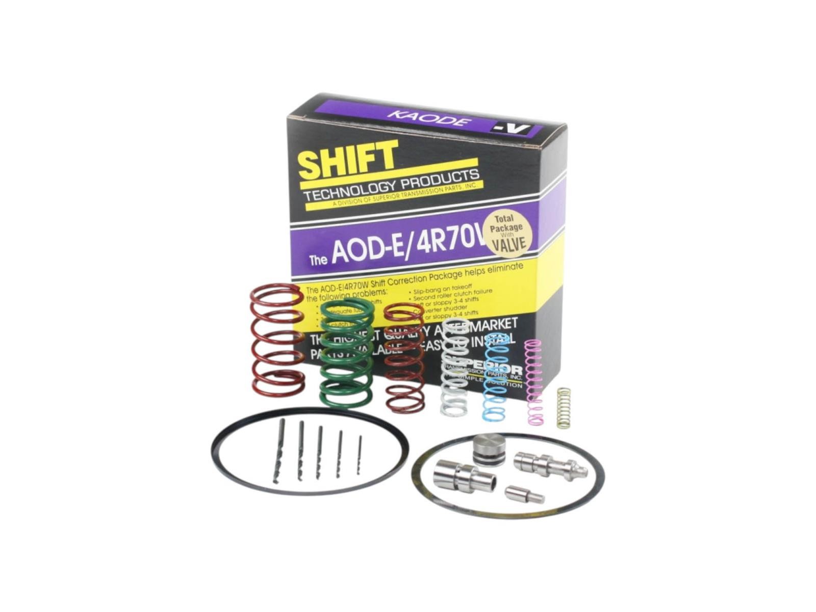 KAOD-E-V – AODE 4R70W, SHIFT CORRECTION PACKAGE, SUPERIOR TRANSMISSION PARTS