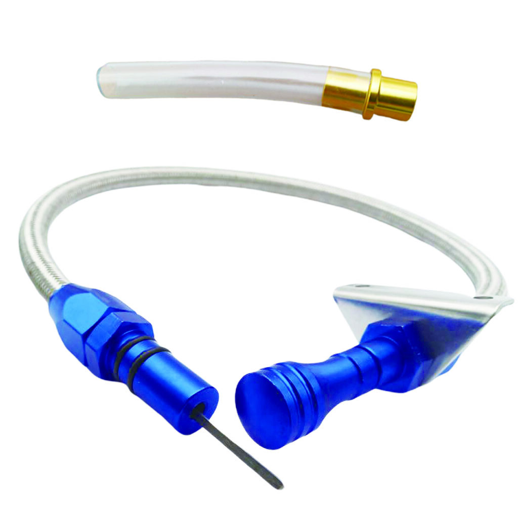 TH400 Flexible Stainless Transmission Dipstick For GM Chevy Turbo SBC BBC 400 BL