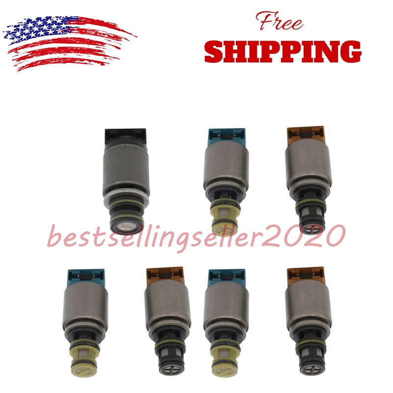 7x 6HP19 6HP26 Transmission Solenoids Kit For Audi A6 A8 BMW X3 X5 325i 328i USA