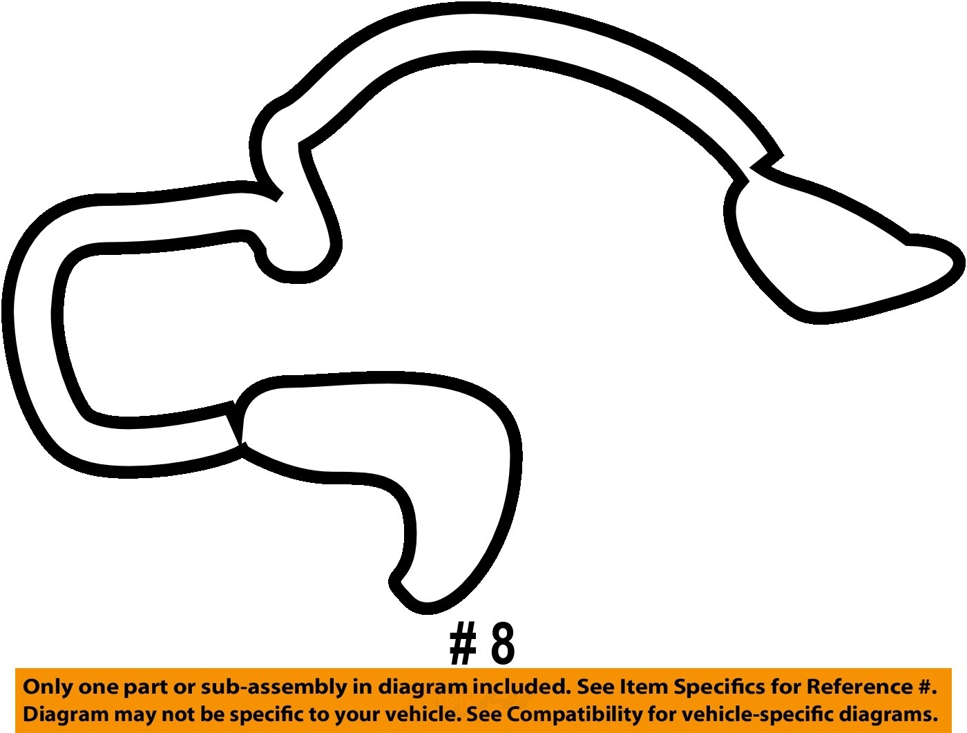 GM OEM 95-23 Acadia Limited Cooling Trans Oil Cooler-Outlet Pipe Clip 24205103