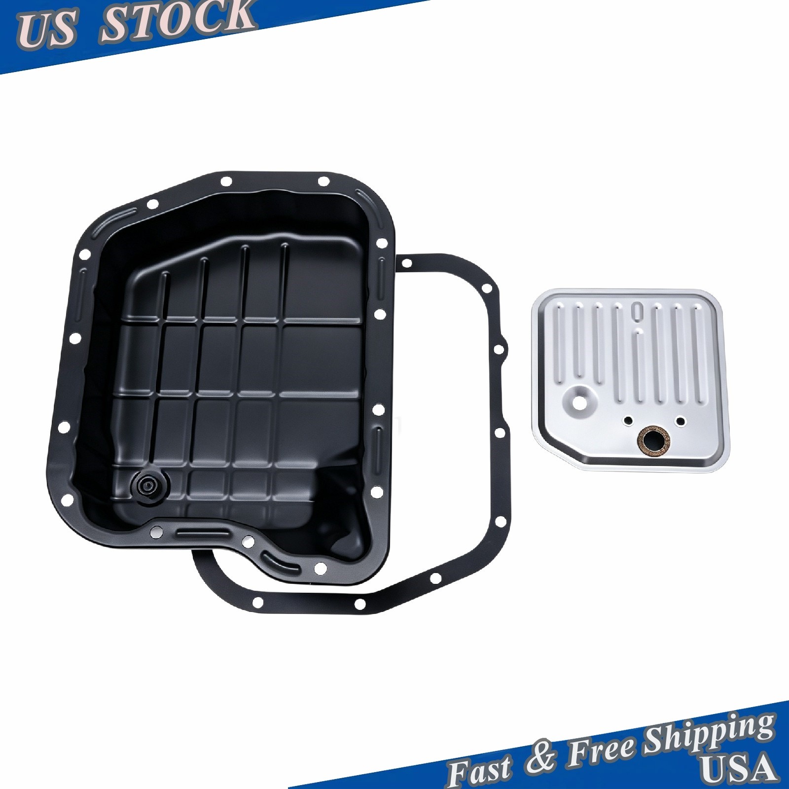 Auto Transmission Oil Pan Gasket Filter Fit Dodge Ram Jeep 52118780AD 52118789