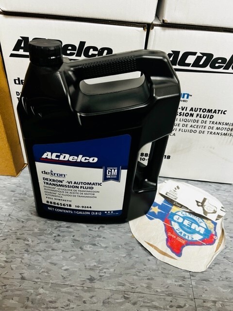 AC Delco 10-9244 Automatic Transmission Fluid, DEX-VI FULL SYNTHETIC, 1 Gallon