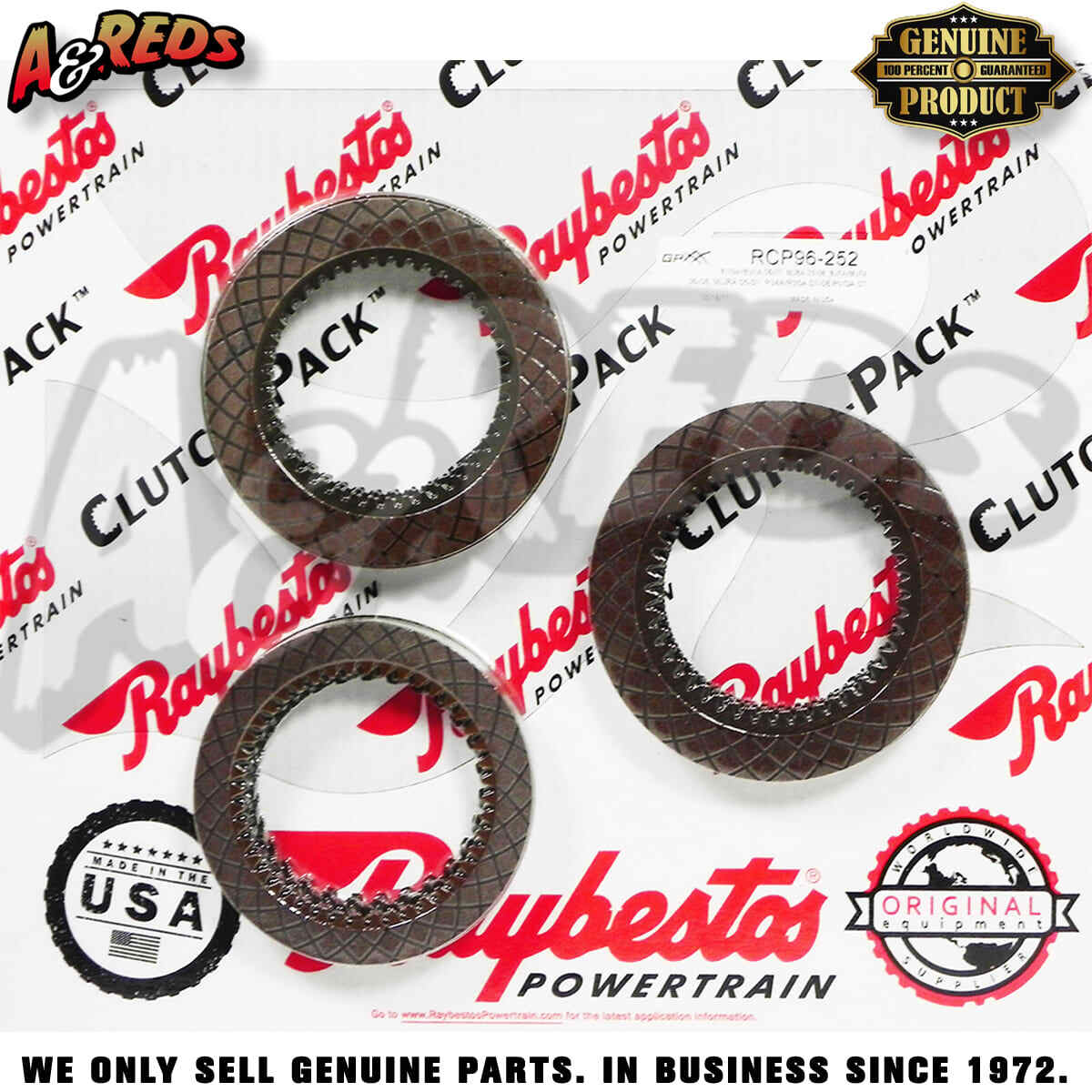 Raybestos Friction Clutch Pack fits various Honda/Acura (#RCP96-252)