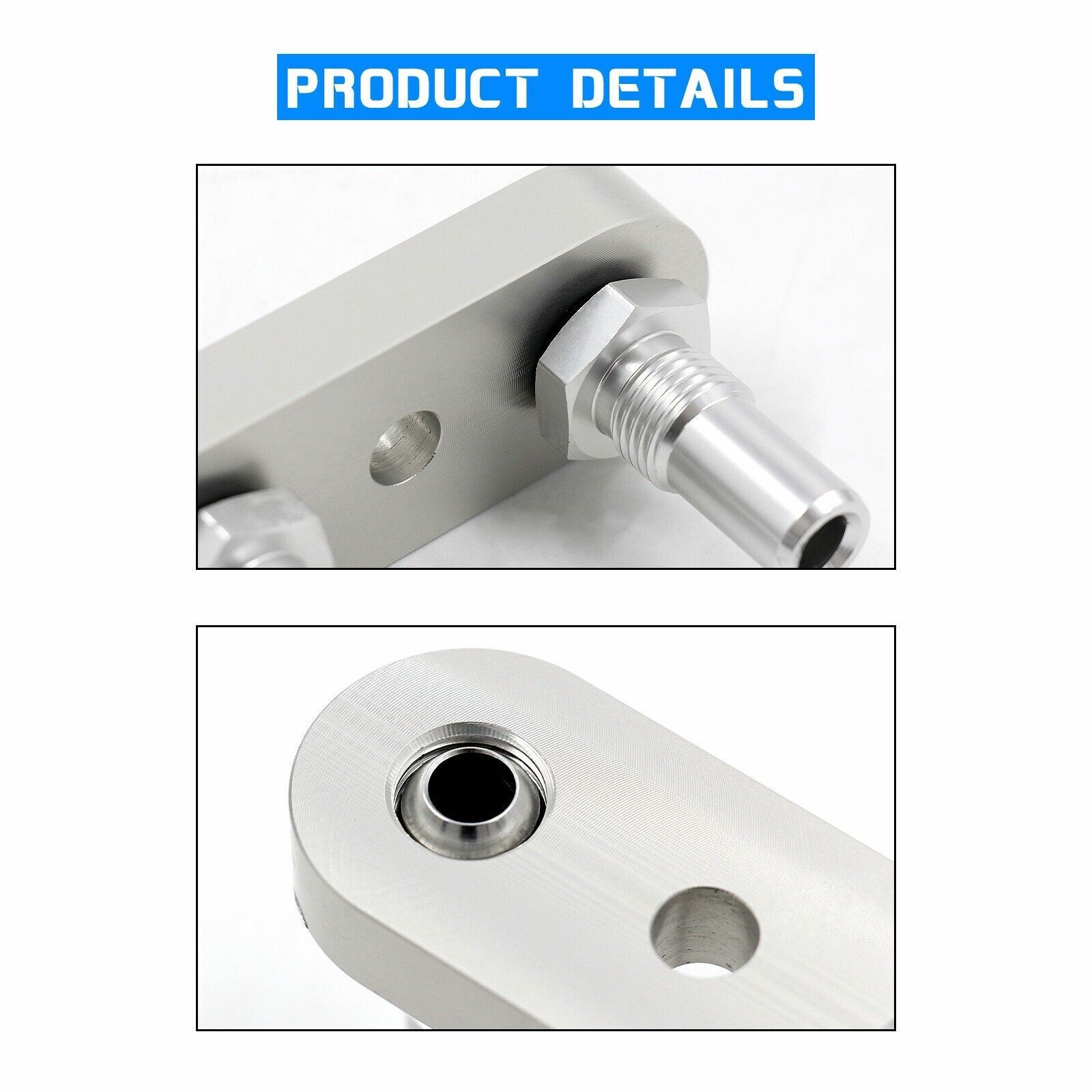 6L80E 6L90E 8L90E Transmission Cooler Line Adapter Plate With 6AN Fittings Seal