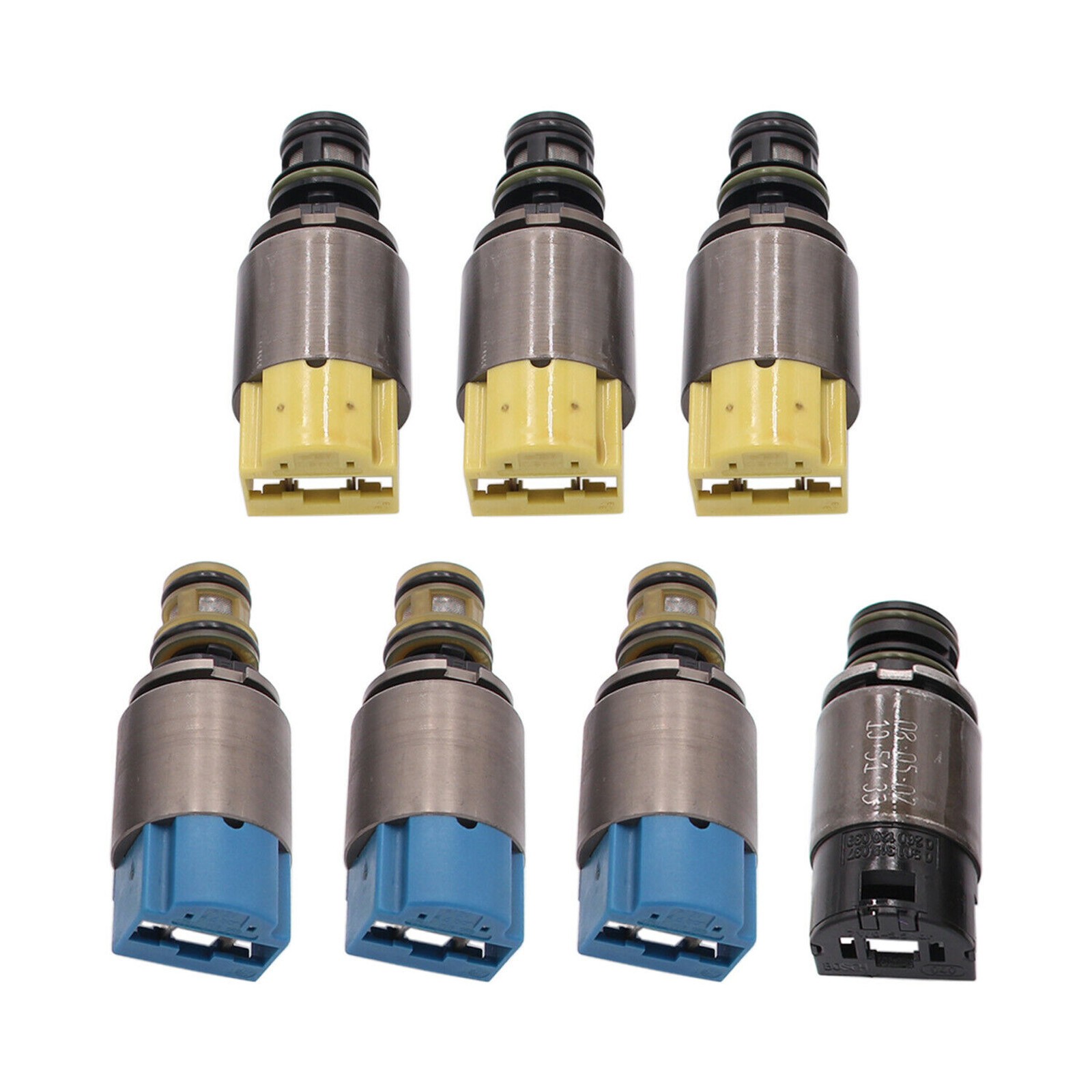 7 PCS Solenoid KIT 6HP19 6HP26 Transmission Solenoid Valves 1068298044 For BMW