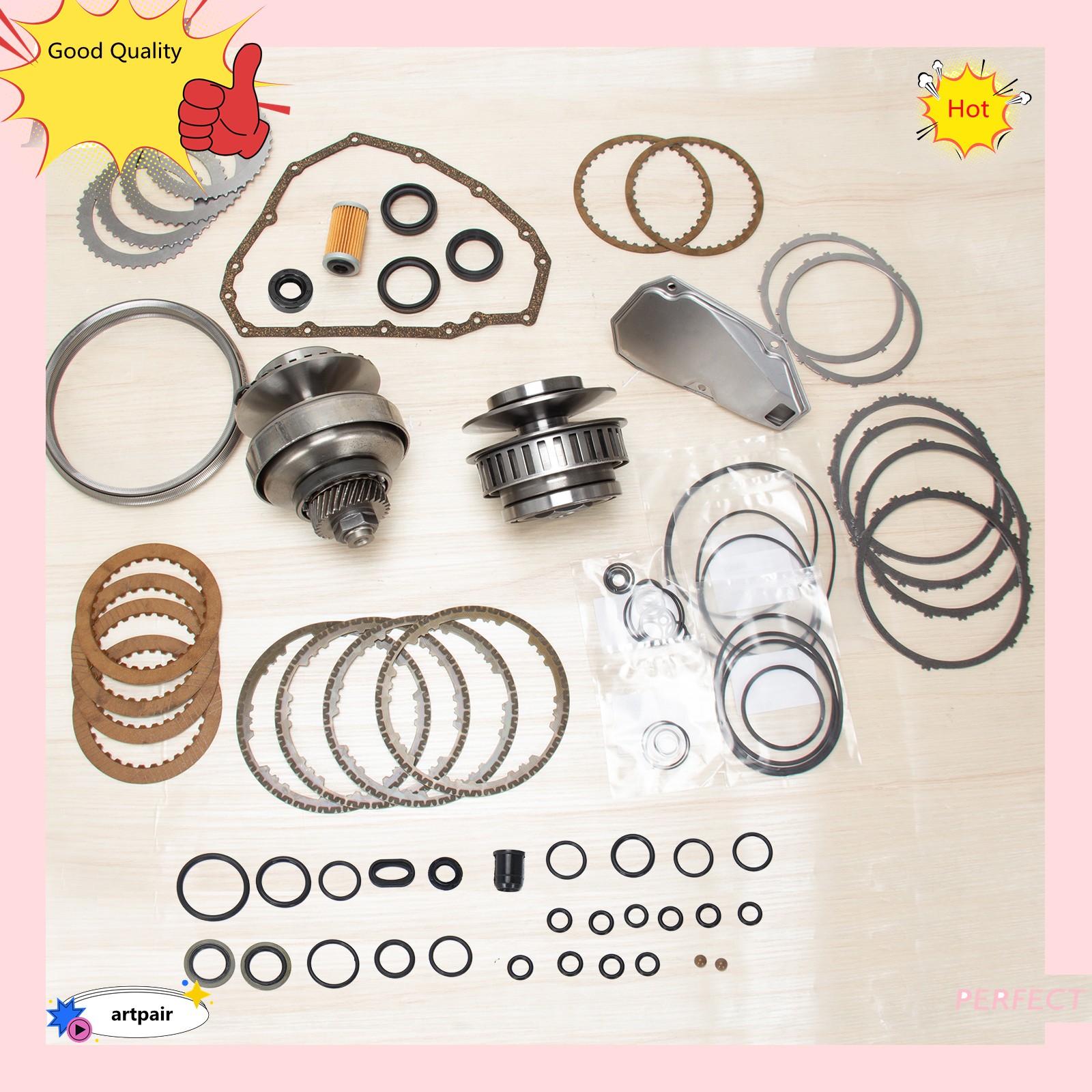 CVT Transmission Master Rebuild Kit &TRANS PULLEY SET 29T w/Belt JF015E/RE0F11A
