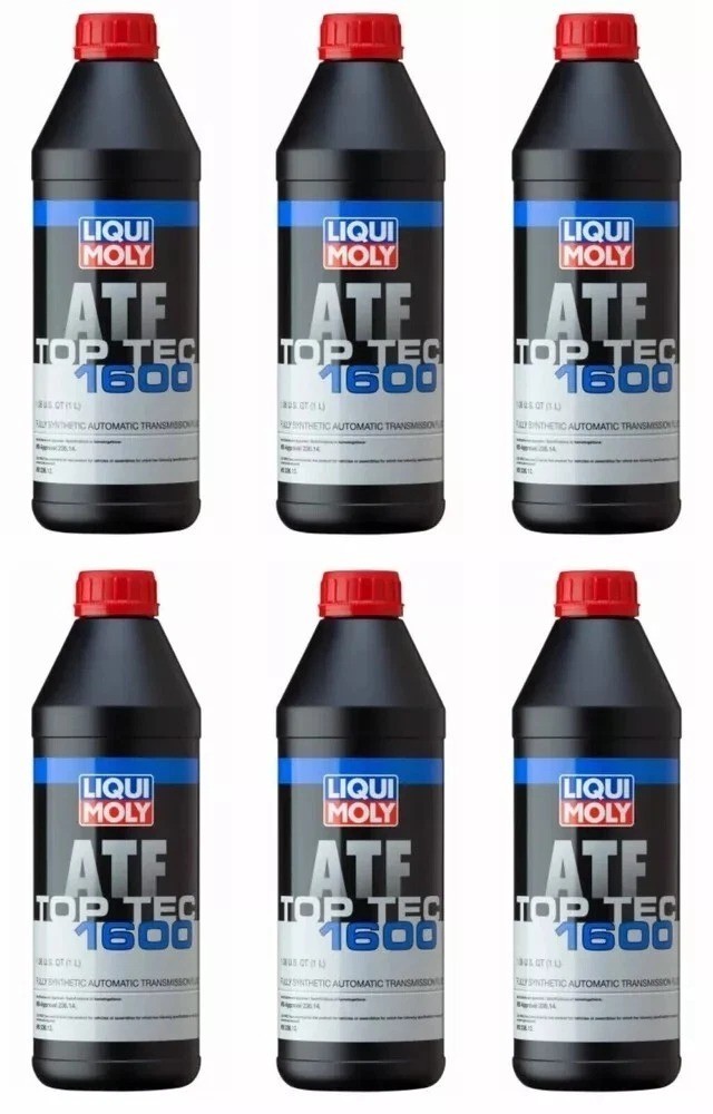 6 Liters Auto. Trans. Fluid LIQUI MOLLY Top Tec ATF 1600 Full Synthetic MB 236.1