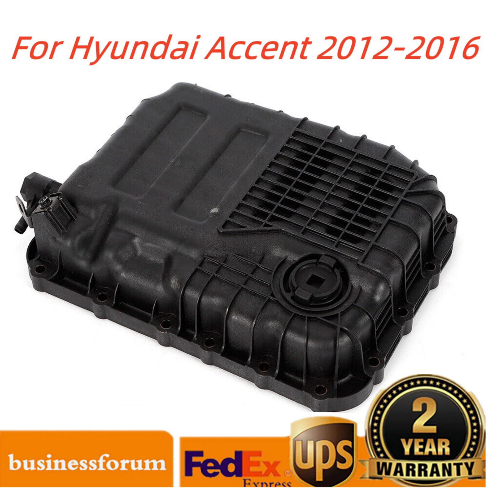 Transmission Engine Oil Pan For 11-16 Hyundai Kia Valve Body Side Cover 265856