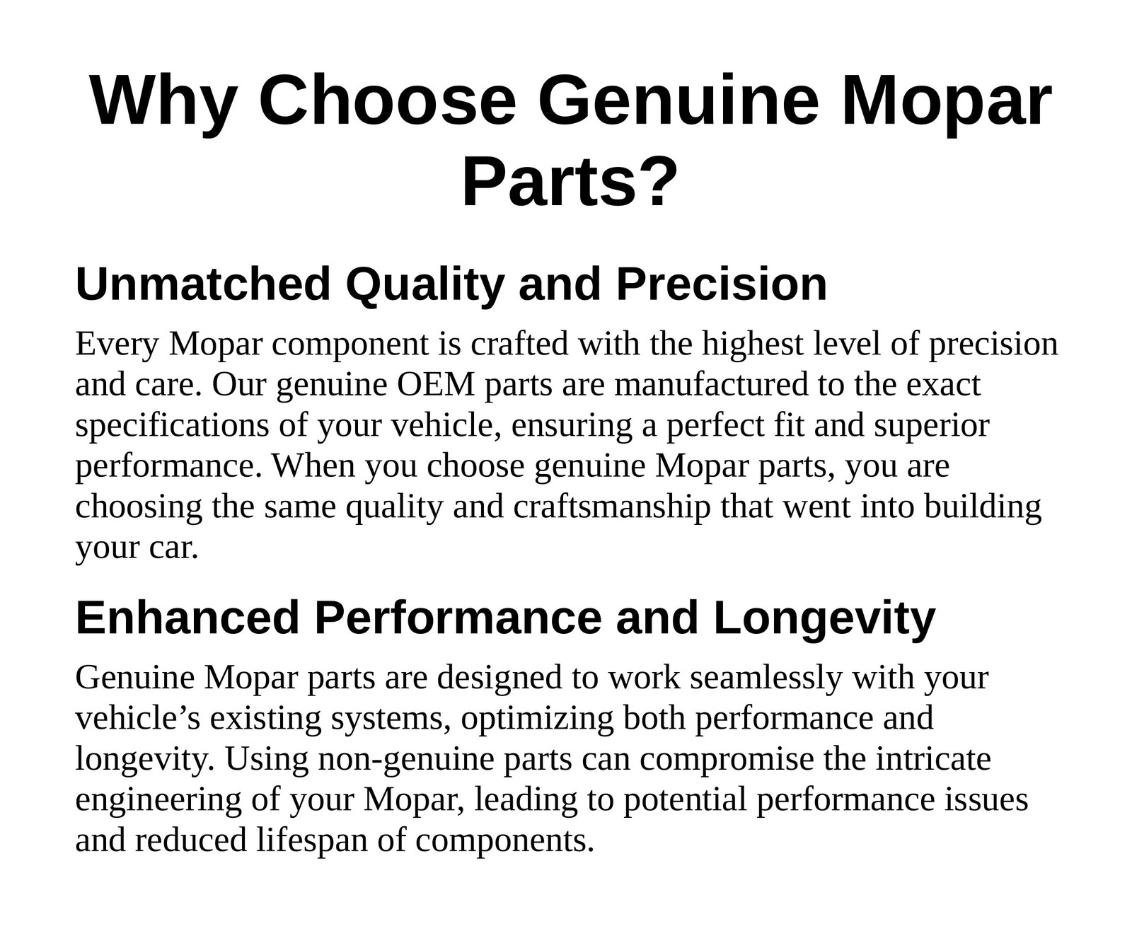 New Genuine Mopar Transmission End Cover OE 05078570AB