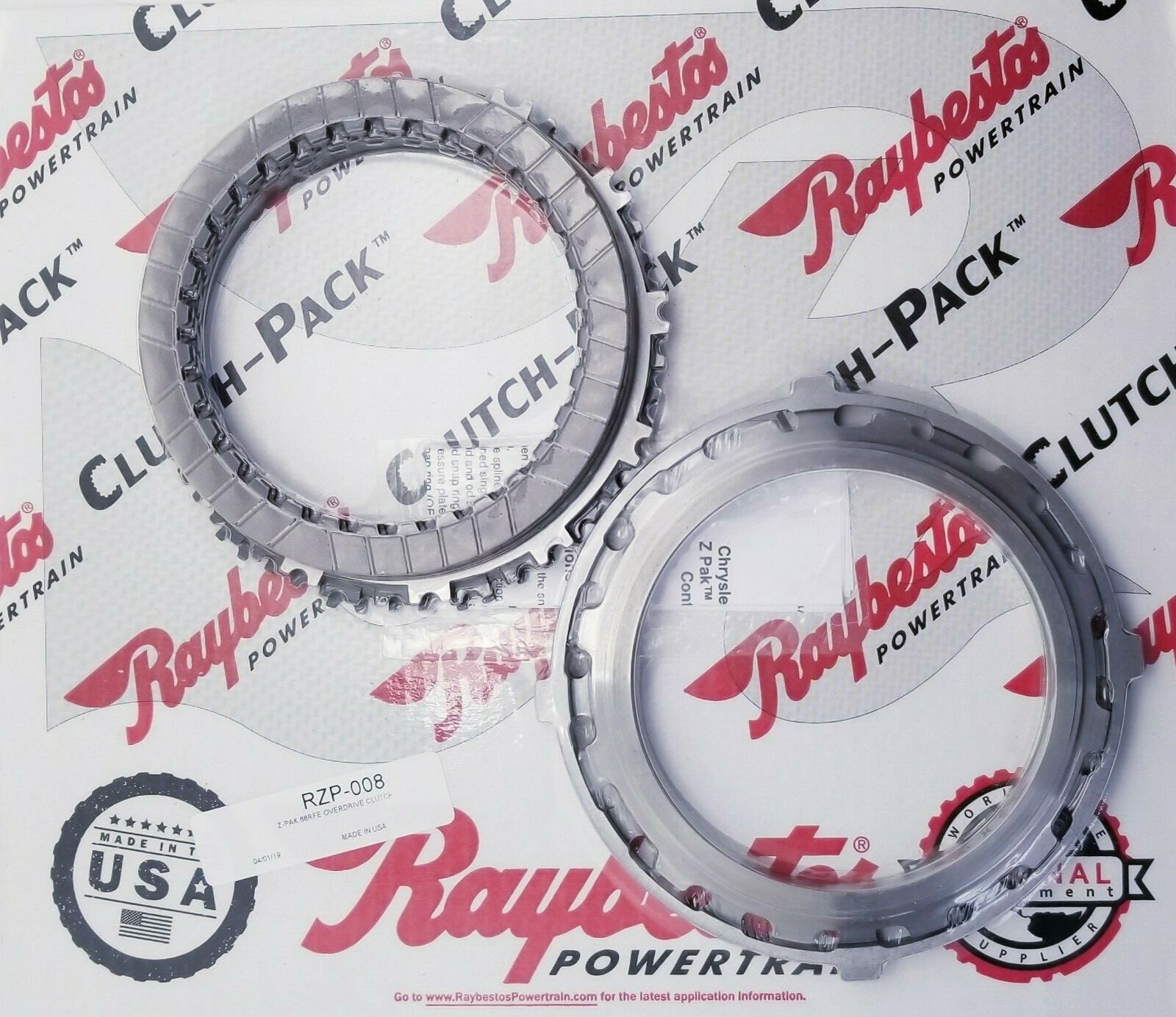. 68RFE Raybestos ZPaK RZP-008 Overdrive Friction Clutch Pack HD Clutches