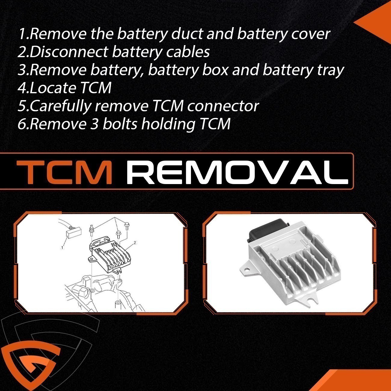 TCM Trasmission Control Module For 2007 2008 2009 Mazda 3 2.3L