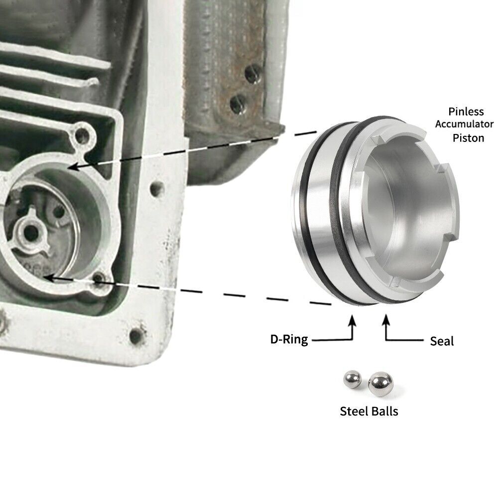 For 4L60E 4L65E 4L70E Sonnax FWD 1-2/3-4 Pinless Forward Accumulator Piston Kit