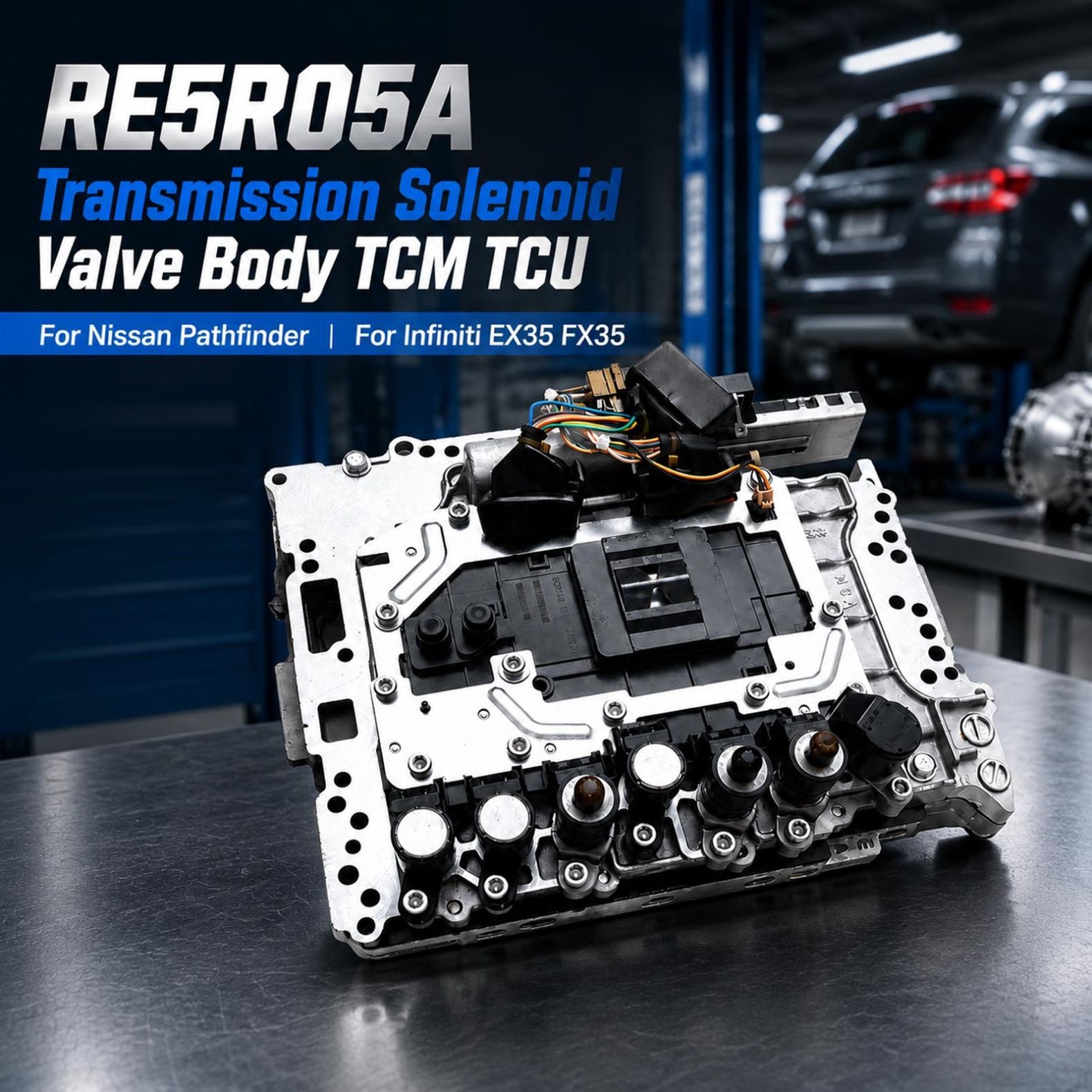 RE5R05A Solenoid Valve Body TCM TCU For Nissan DATSUN ARMADA ELGRAND FRONTIER