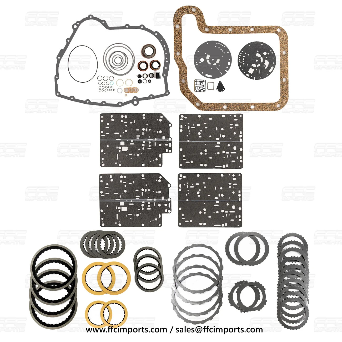 CD4E LA4AEL Transmission Master Rebuild KIT 94-2008 Friction Steel Clutch Plates