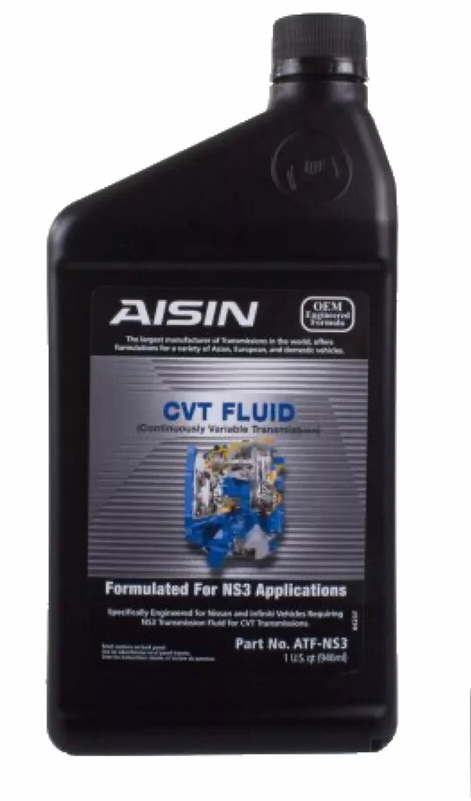 5 Qts OEM Automatic Transmission Fluid ATF for Nissan/Infiniti CVT ATF-NS3