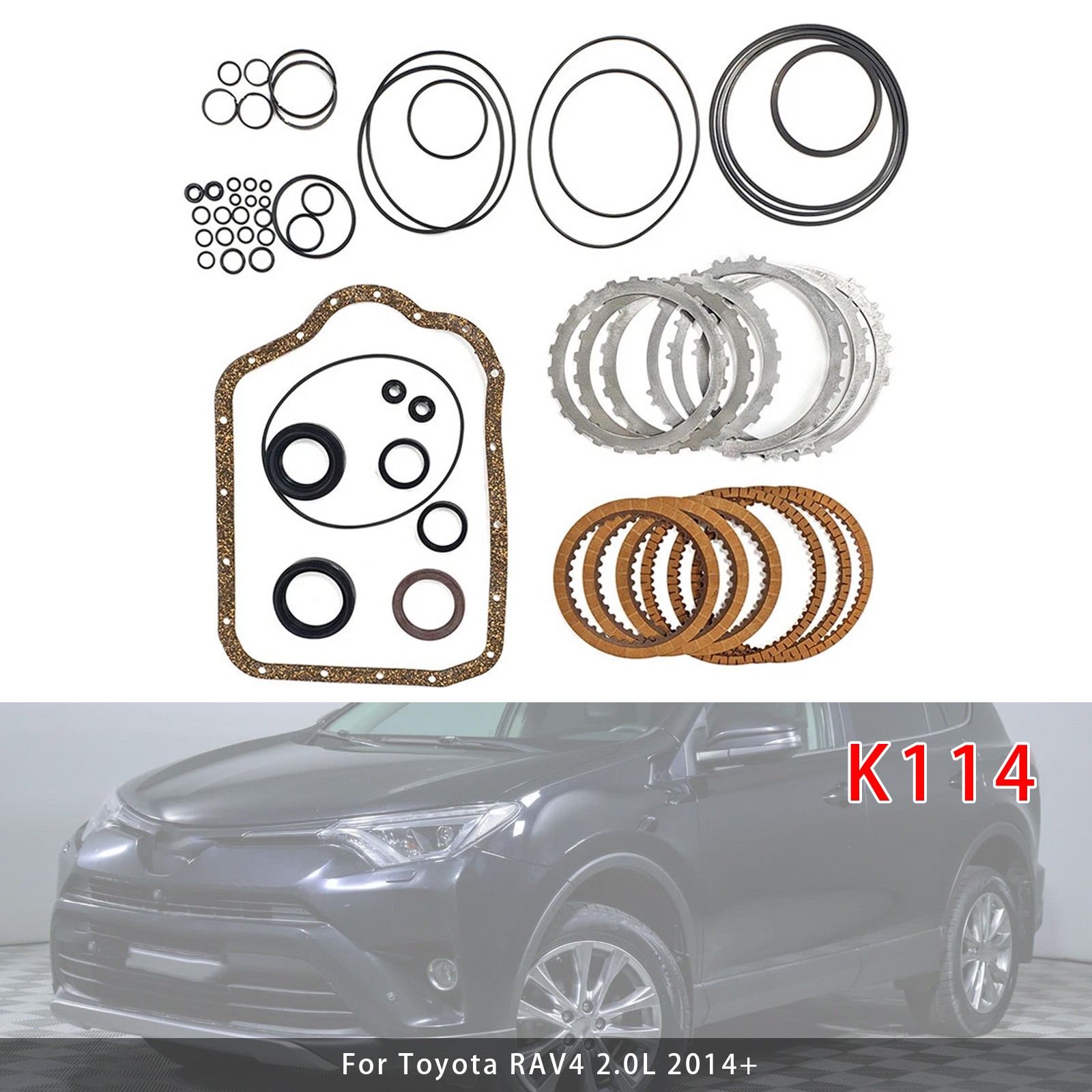 K114 CVT Transmission Master Rebuild Kit For Toyota RAV4 2.0L NX200 /2.0L