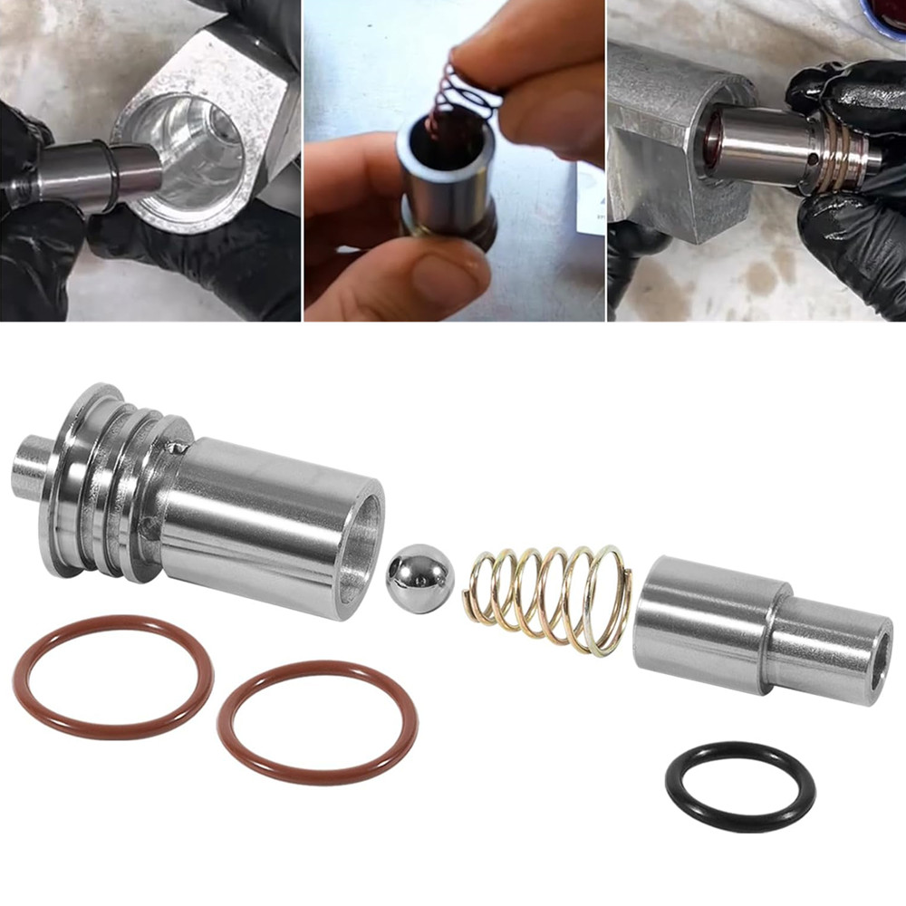 Transmission Cooling System Upgrade Kit Flow Bypass Valve Kit For GM 6L80 STL010