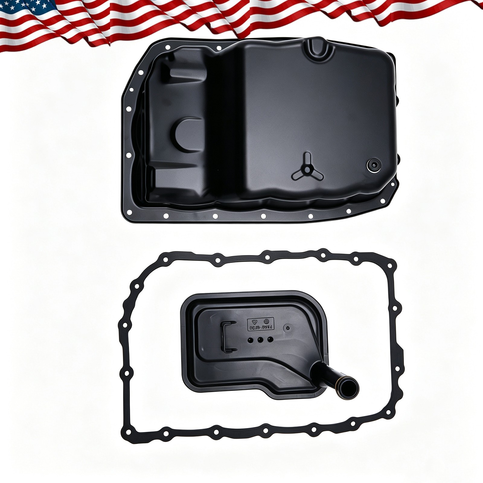 NEW Transmission Oil Pan＆Filter W/Gasket Kit For 2006-19 Chevy GMC Cadillac 6L80