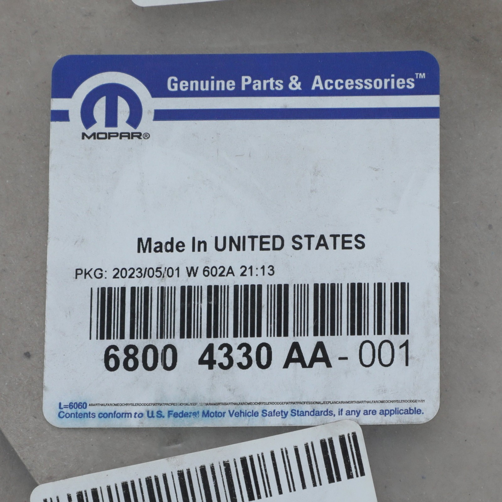 2007-2021 DODGE CHRYSLER RAM AUTO TRANSMISSION CLUTCH GENUINE MOPAR 68004330AA