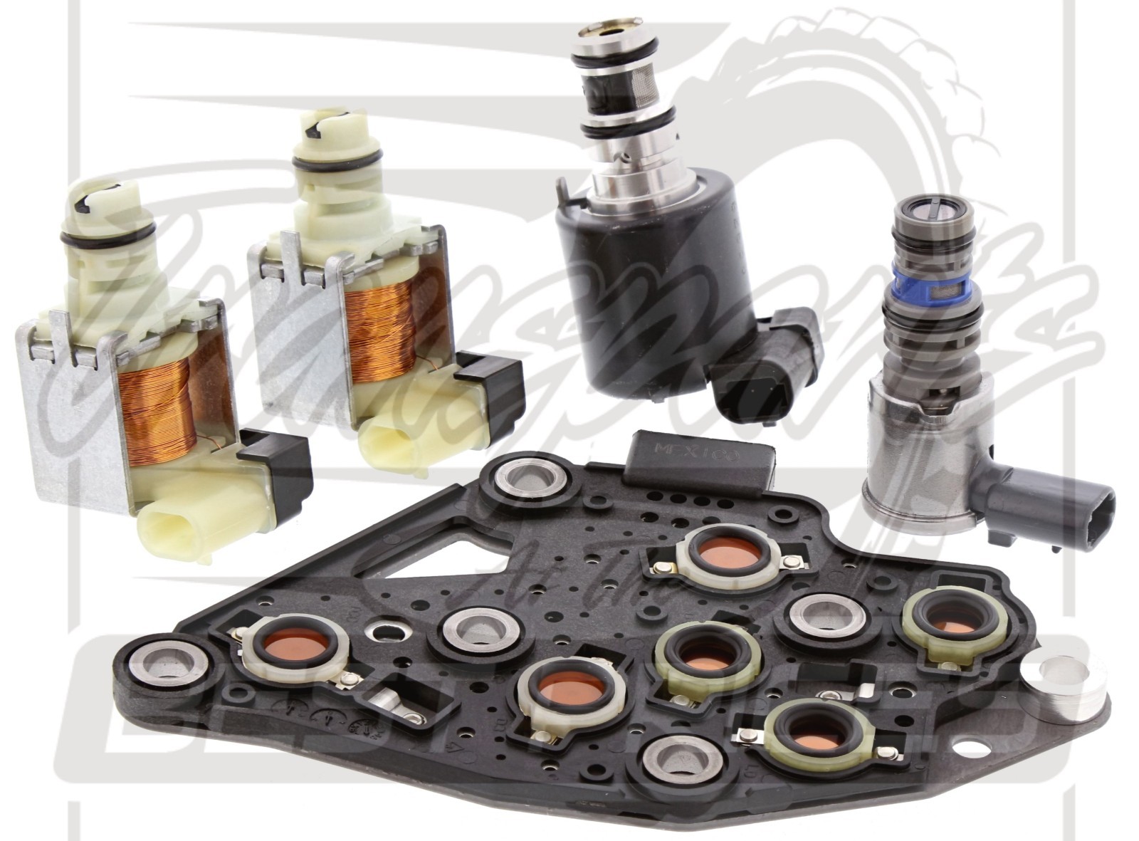 Fits GM Buick Pontiac 4T65E Transmission Solenoid Kit EPC Shift TCC 1997-2002