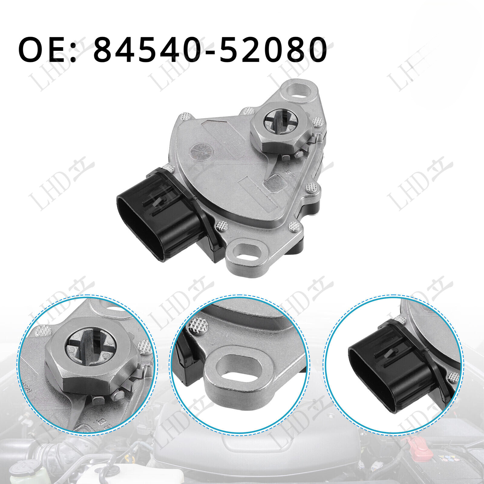 1 Pc Automatic Transmission Neutral Safety Switch For 2008-2014 Scion xD 1.8L;