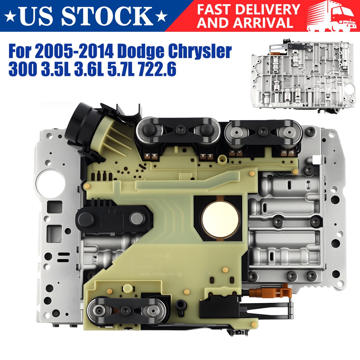 722.6 Transmission Valve Body w/ Conductor Plate For Dodge Charger Challenger