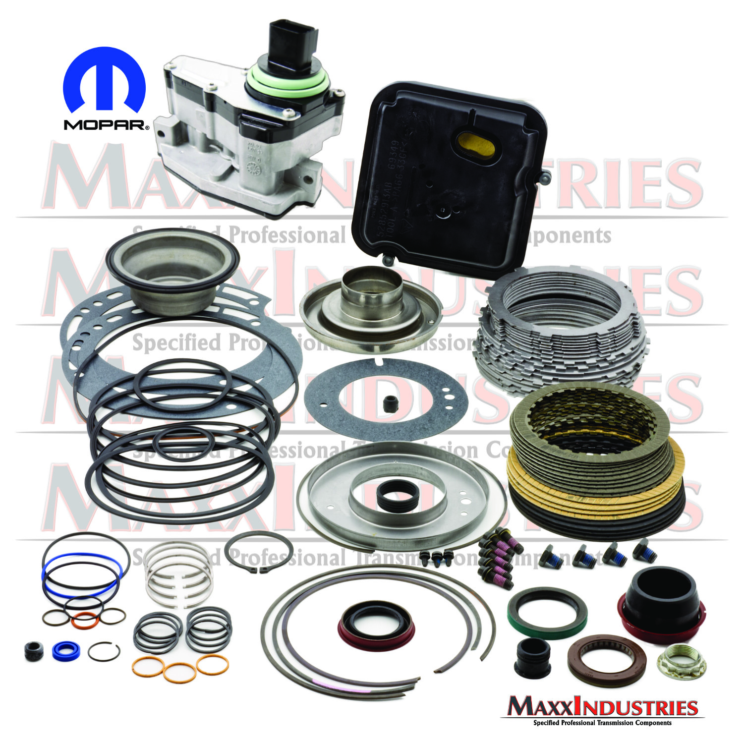 fits Dodge Jeep 42RLE Transmission Rebuild Kit & Solenoid Assembly New OEM Mopar