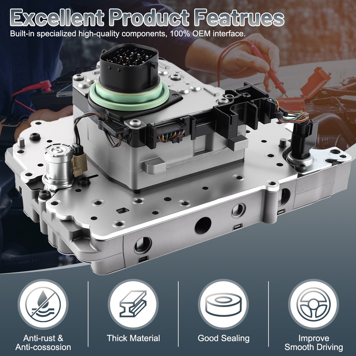 62TE 6-Speed Complete Valve Body w/ Solenoid for Dodge Chrysler Jeep 2007-2019