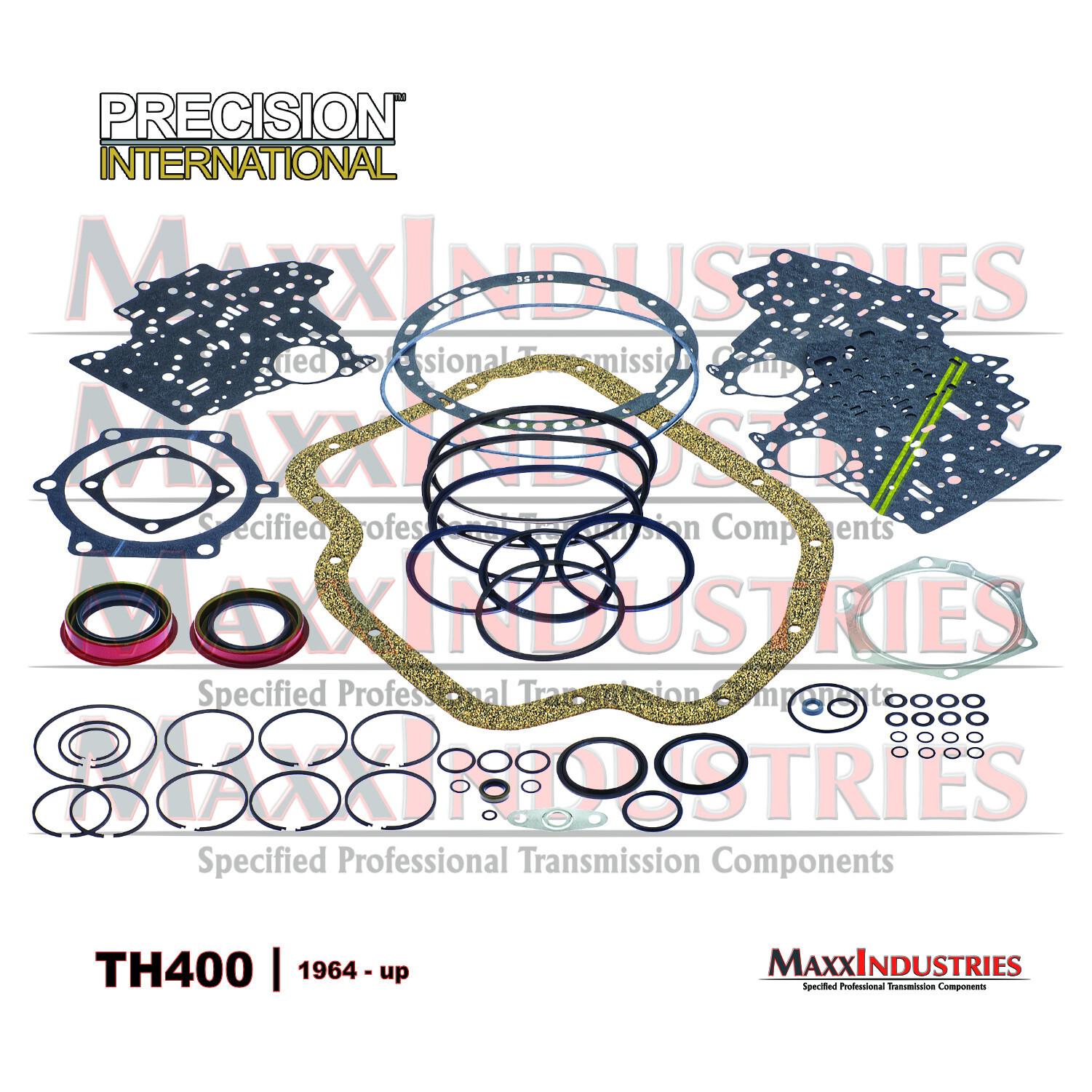 TH400 Turbo Performance Alto Red Kolene Master Rebuild Kit w/Band Bushings Mod