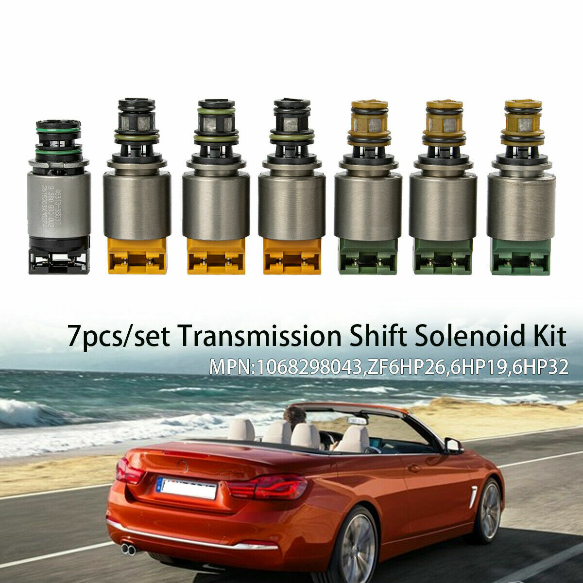 7x 6HP19 6HP26 6HP32 TRANSMISSION SOLENOID FOR BMW X3 X5 Jaguar XF